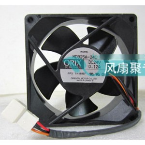 ORIX MD925A-24L 24V 0.12A 3wires Cooling Fan